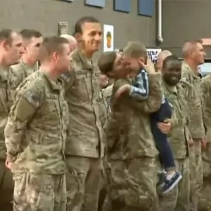 3 Yr Old Hasn’t Seen Soldier Mom For 9 Months, Ignores Military Rules and Runs To Mom.