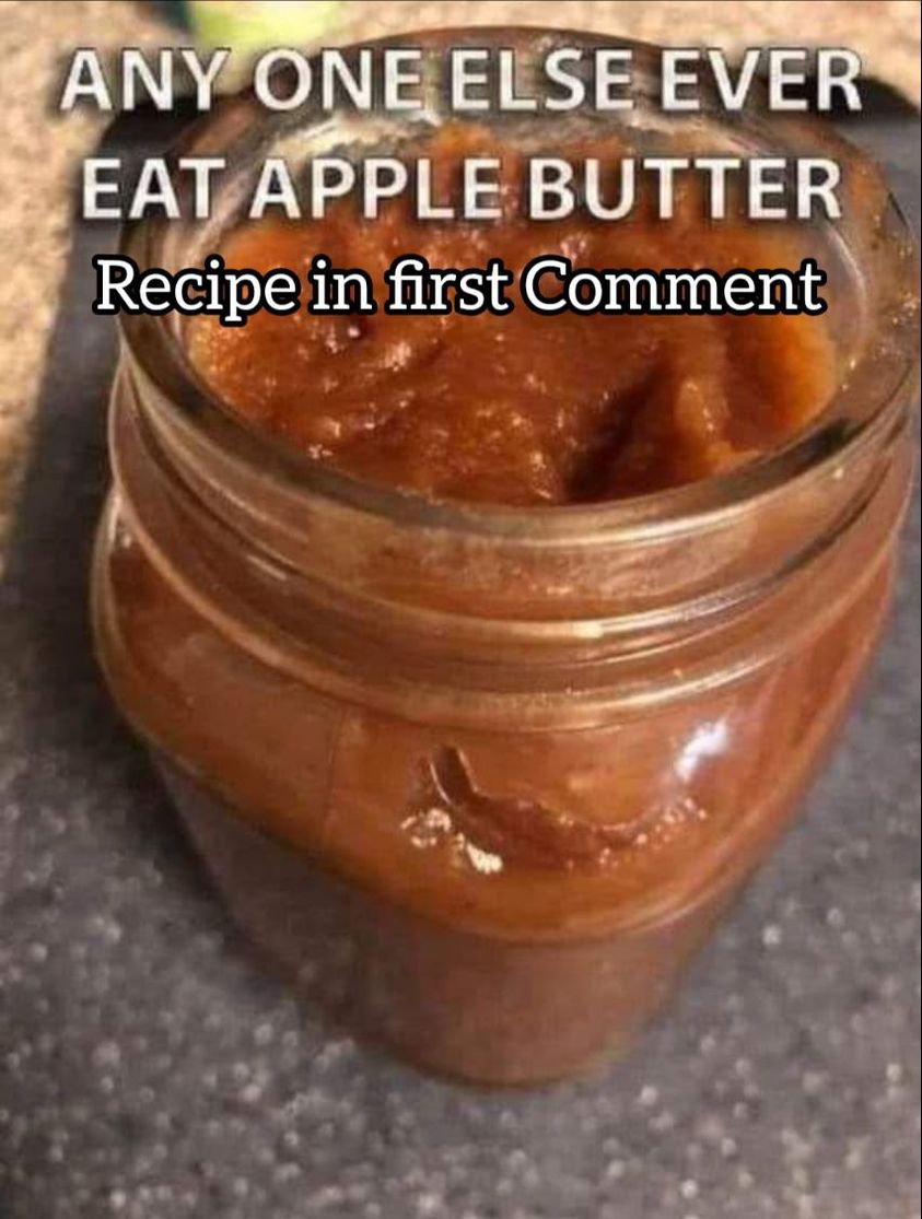 APPLE BUTTER recipe below