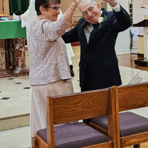 A 94-year-old man reunites with the woman he fell in love with 65 years ago; the two are now married.