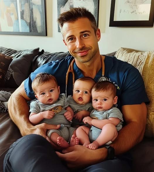 DOCTOR RAISES TRIPLETS AS HIS OWN AFTER THEIR MOTHER DIES – 5 YEARS LATER, THEIR BIO DAD INTRUDES INTO THEIR LIVES