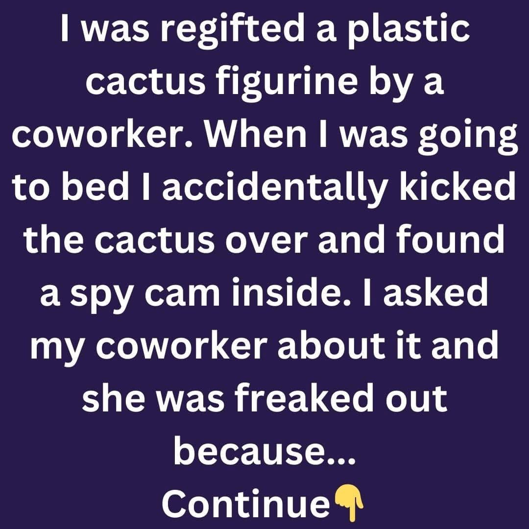 Regifted Cactus Reveals Unwanted Surprise