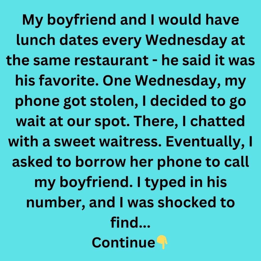 A Shocking Twist to Our Weekly Lunch Dates