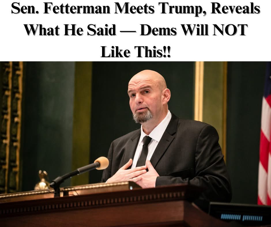 Fetterman Reveals What He, Trump Discussed At Mar-a-Lago Meeting